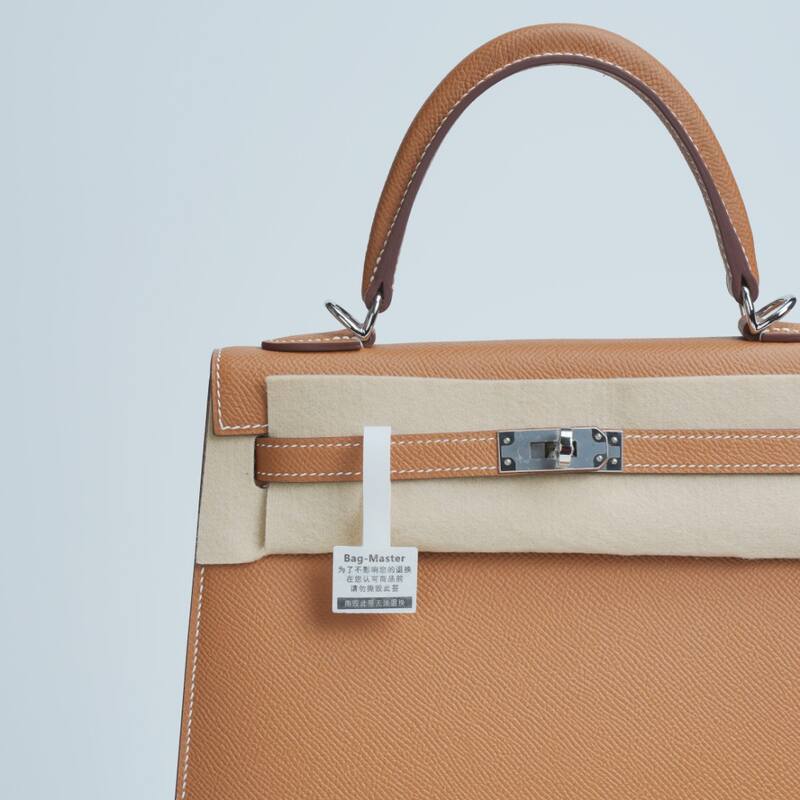 Hermes Kelly Tan Epsom leather shoulder — Premium Replica