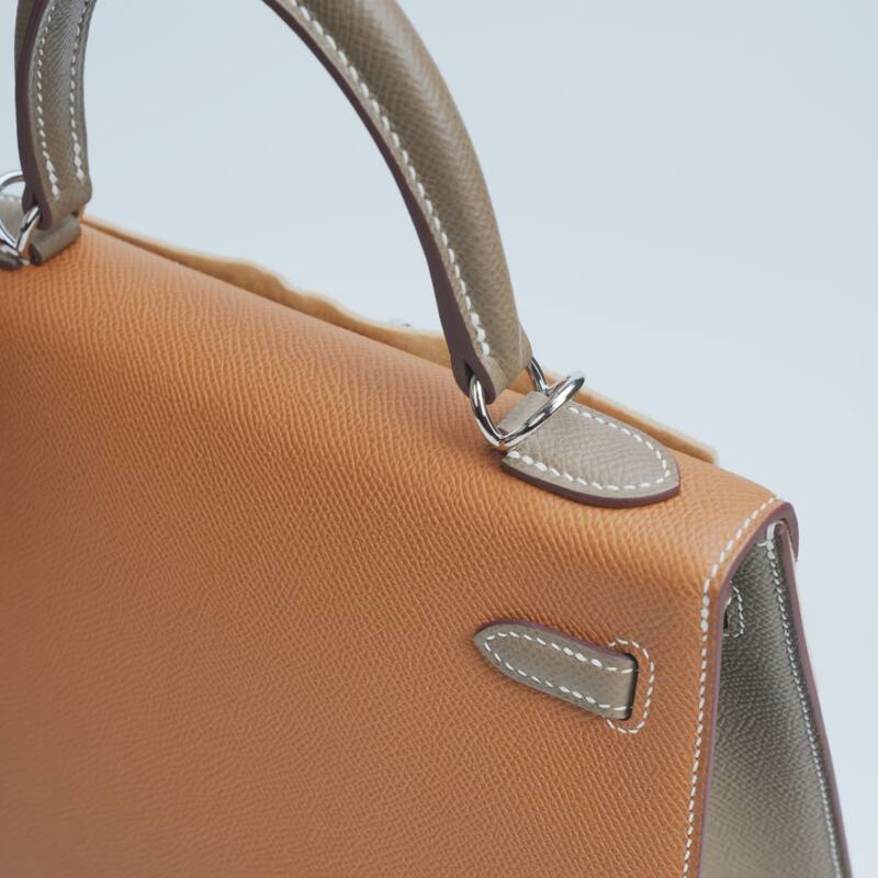 Hermes Kelly Gold Taupe Epsom shoulder — 1:1 Replica