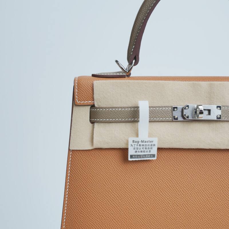 Hermes Kelly Gold Taupe Epsom shoulder — 1:1 Replica