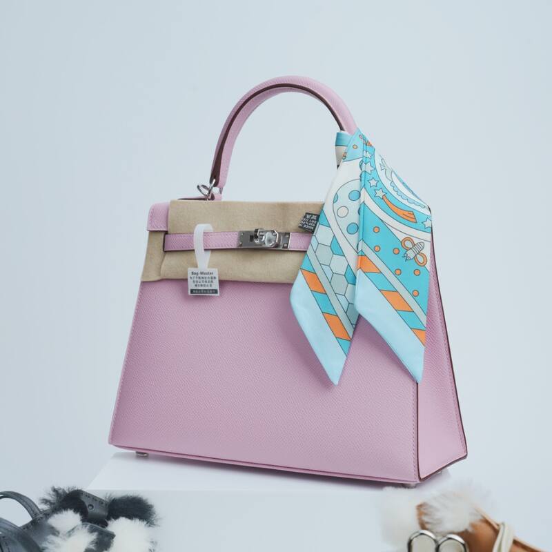 Hermes Kelly Pink Epsom handbag — AAA Quality Replica