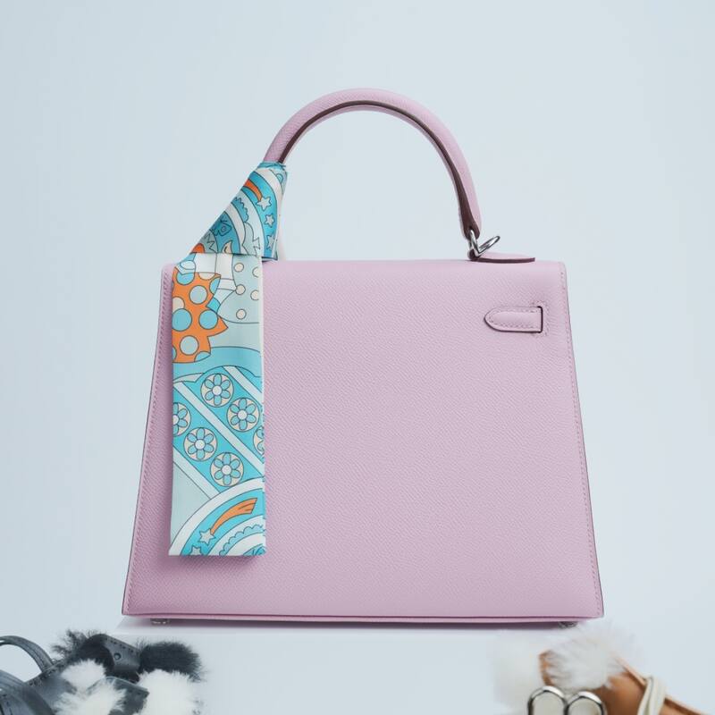 Hermes Kelly Pink Epsom handbag — AAA Quality Replica