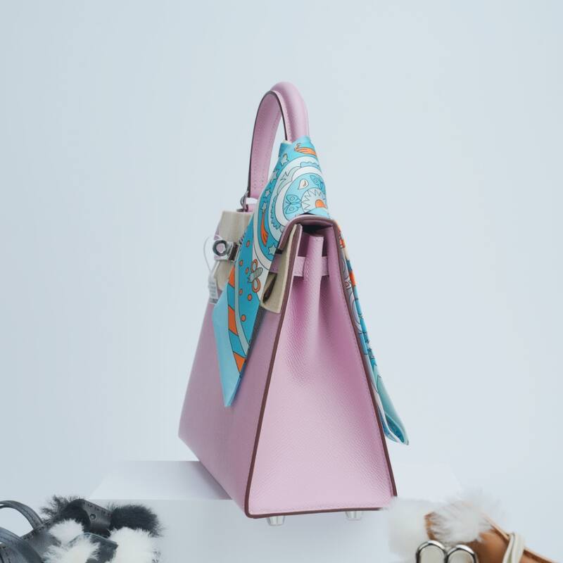 Hermes Kelly Pink Epsom handbag — AAA Quality Replica