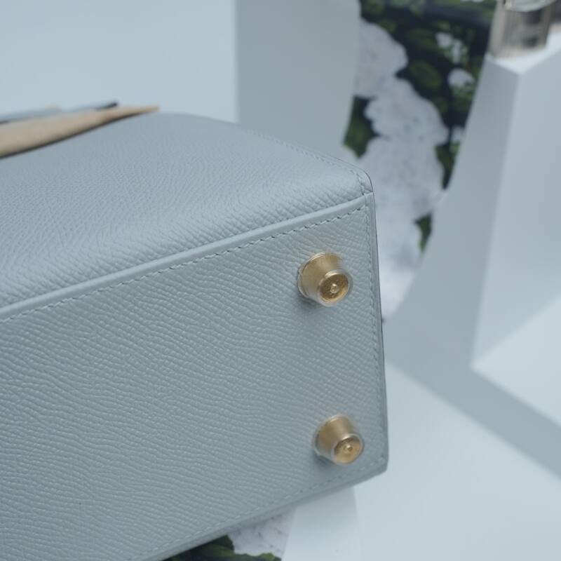 Hermes Kelly Light Blue Epsom shoulder — AAA Quality Replica