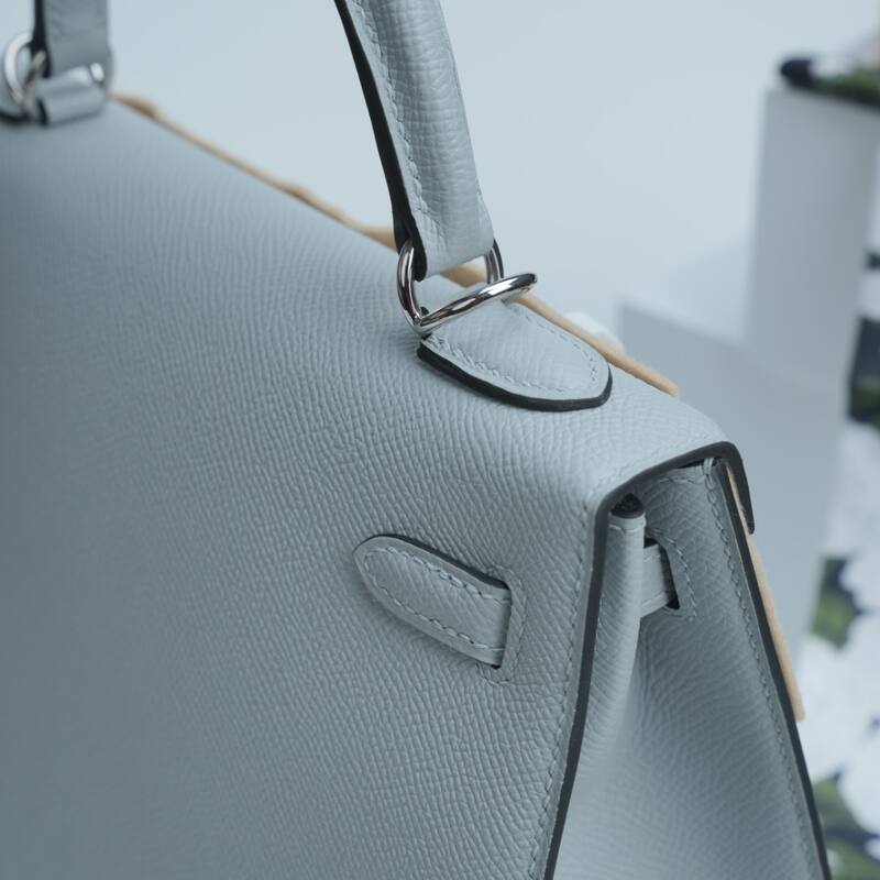 Hermes Kelly Light Blue Epsom everyday — Top Quality Replica