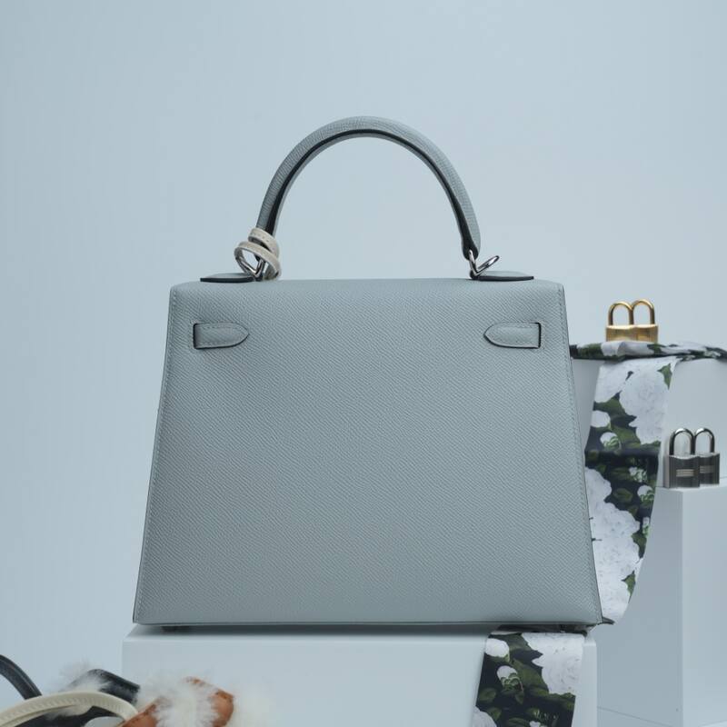 Hermes Kelly Light Blue Epsom everyday — Top Quality Replica