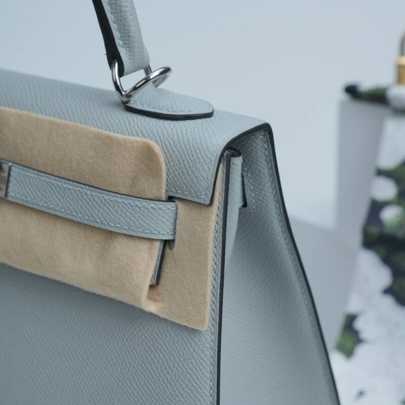 Hermes Kelly Light Blue Epsom everyday — Top Quality Replica