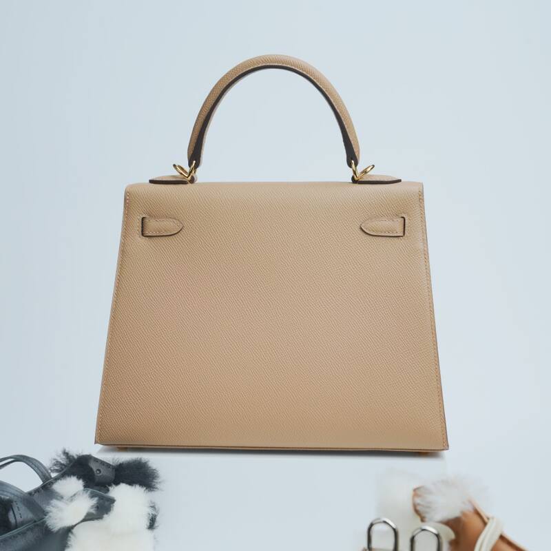 Hermes Kelly Beige Epsom shoulder — Top Quality Replica