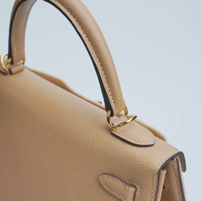 Hermes Kelly Beige Epsom shoulder — Top Quality Replica