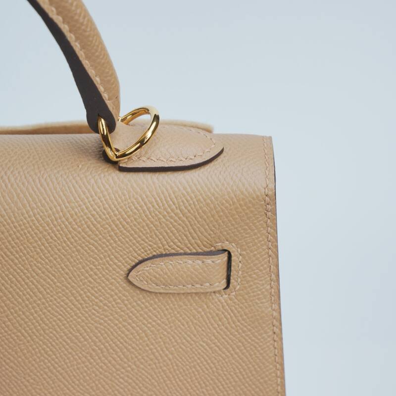 Hermes Kelly Beige Epsom shoulder — Top Quality Replica