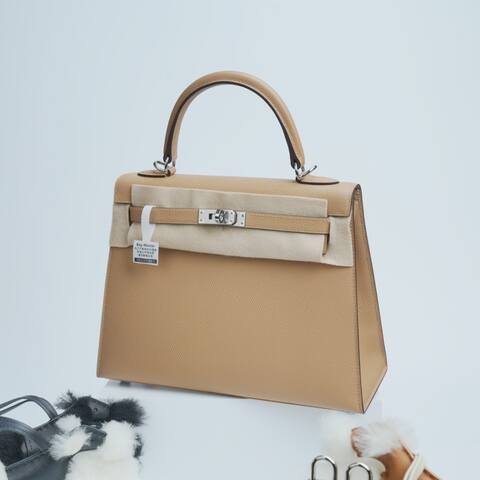 Hermes Kelly Beige Epsom handbag AAA Quality Replica