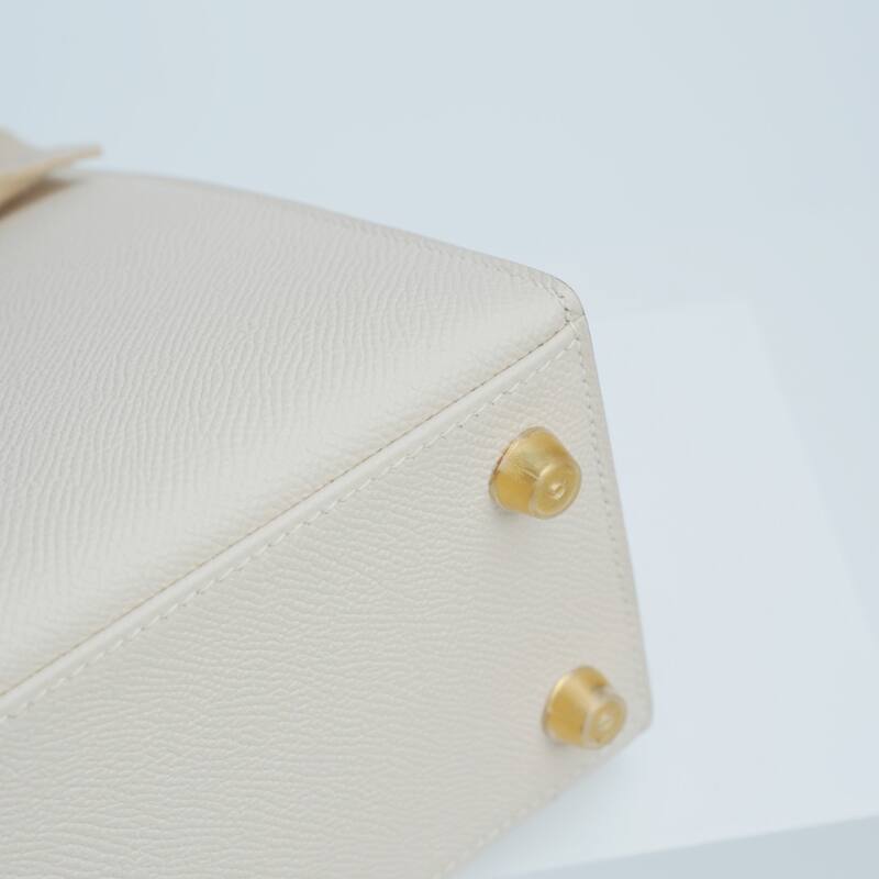 Hermes Kelly Epsom Beige top handle — 1:1 Replica