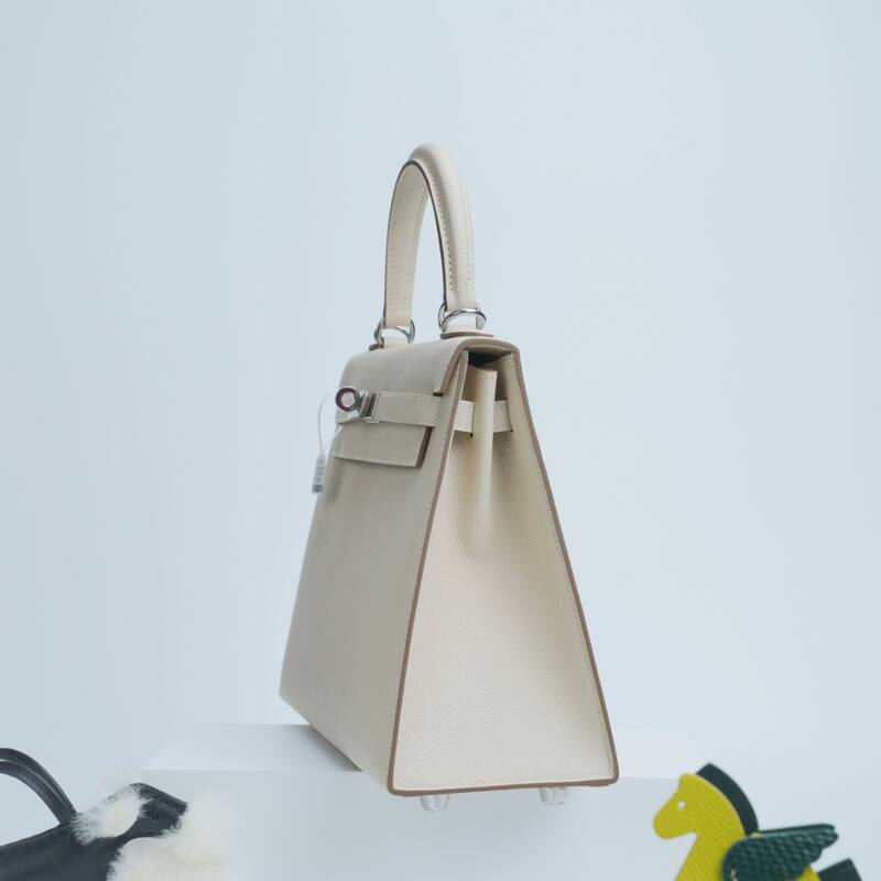 Hermes Kelly Off-white Epsom handbag — Premium Replica