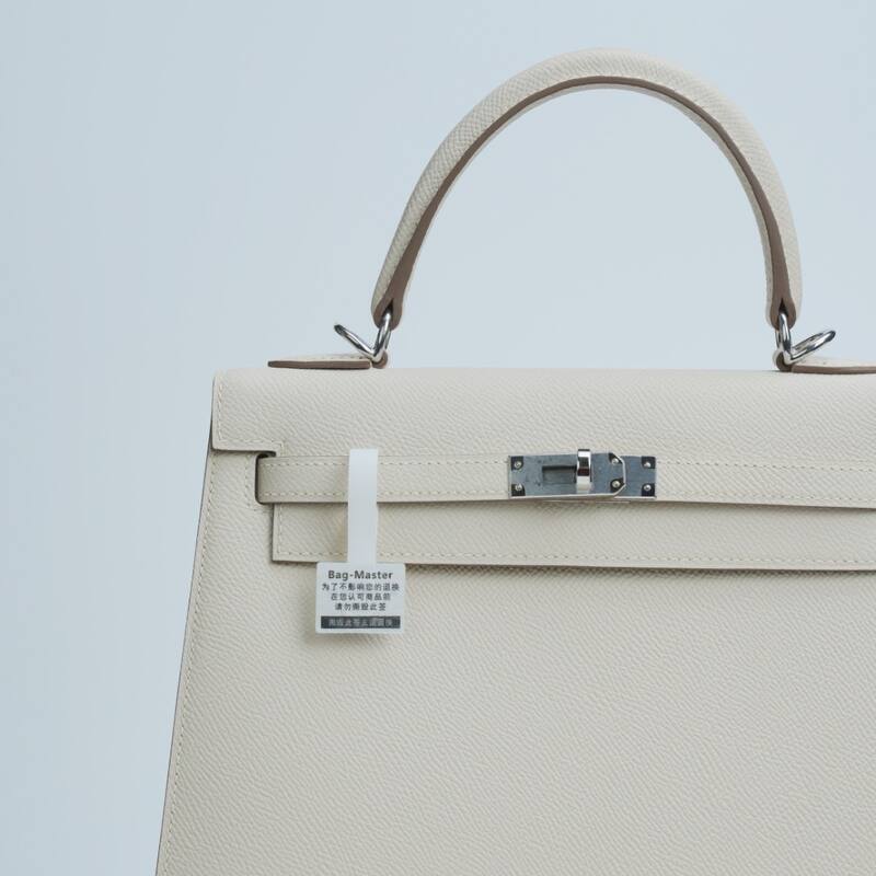 Hermes Kelly Off-white Epsom handbag — Premium Replica