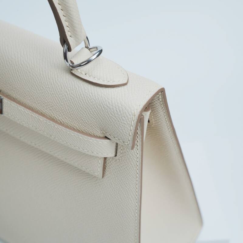 Hermes Kelly Off-white Epsom handbag — Premium Replica