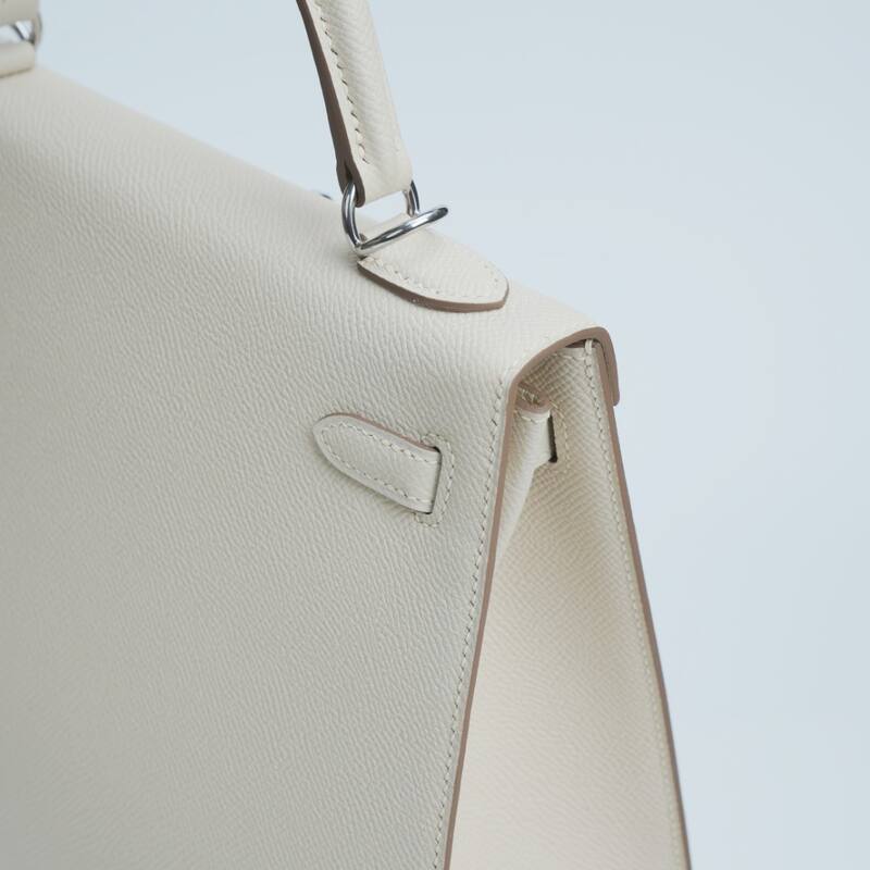 Hermes Kelly Off-white Epsom handbag — Premium Replica