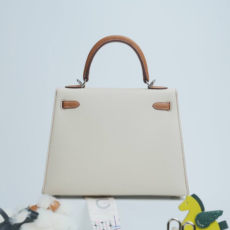Hermes Kelly Cream Biscuit Epsom shoulder — Top Quality Replica