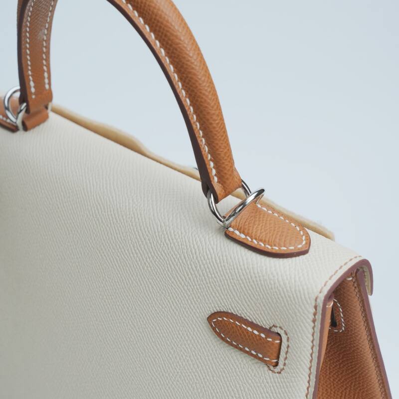 Hermes Kelly Cream Biscuit Epsom shoulder — Top Quality Replica