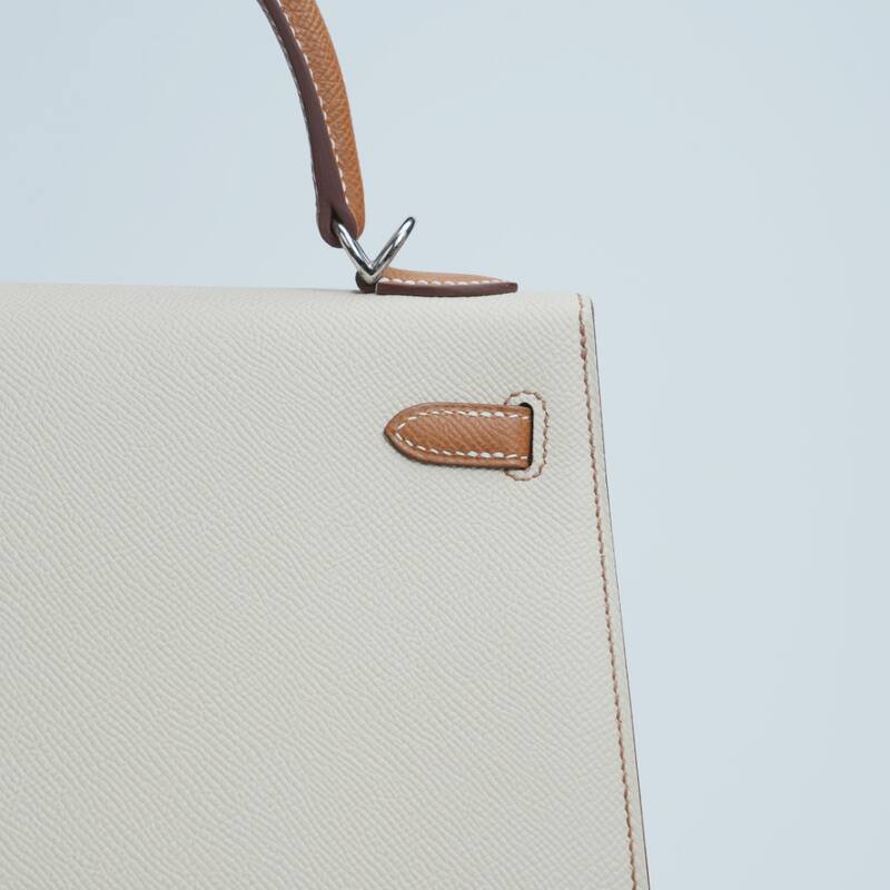 Hermes Kelly Cream Biscuit Epsom shoulder — Top Quality Replica