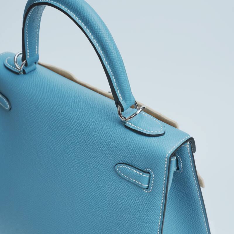 Hermes Kelly Light Blue Epsom shoulder — Premium Replica