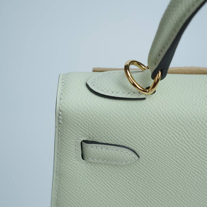 Hermes Kelly Cream Epsom shoulder — AAA Quality Replica
