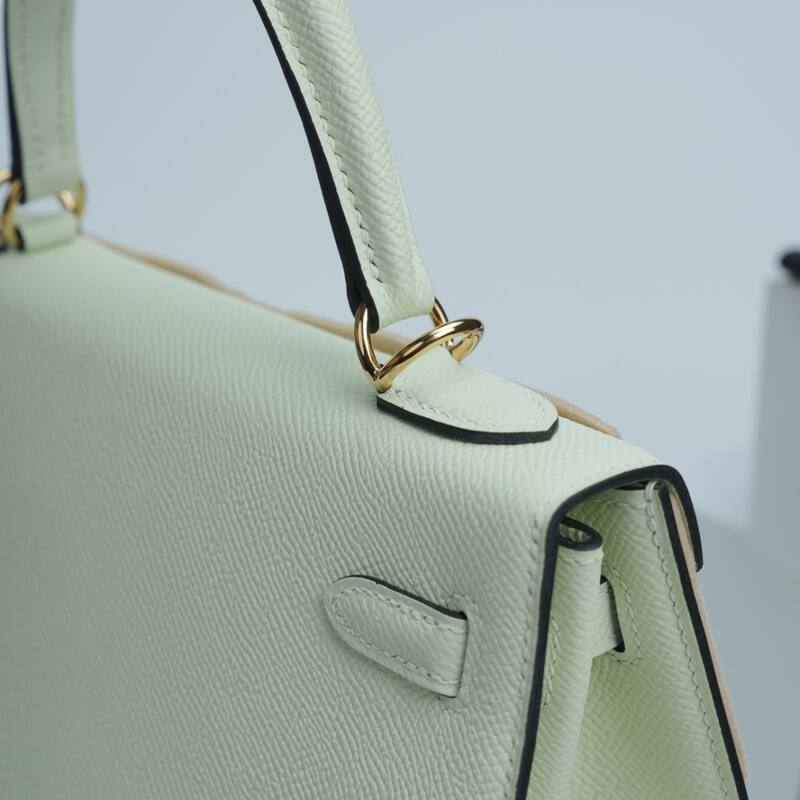 Hermes Kelly Cream Epsom shoulder — AAA Quality Replica