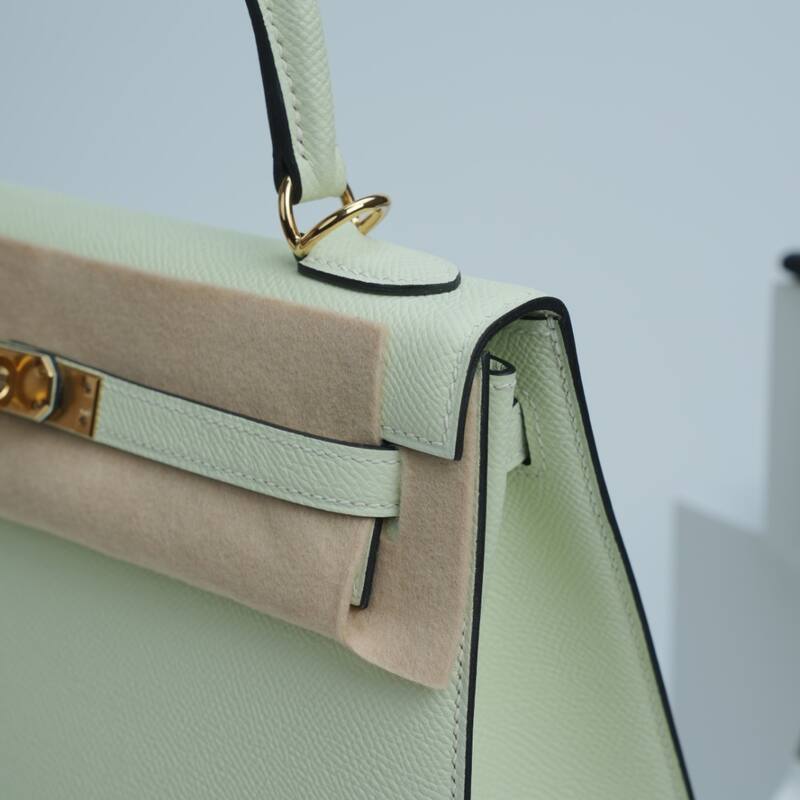 Hermes Kelly Cream Epsom shoulder — AAA Quality Replica