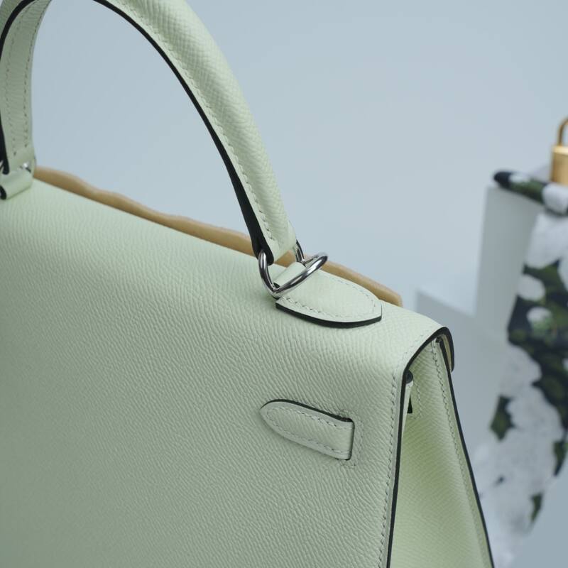 Hermes Kelly Pale green Epsom handbag — Premium Replica