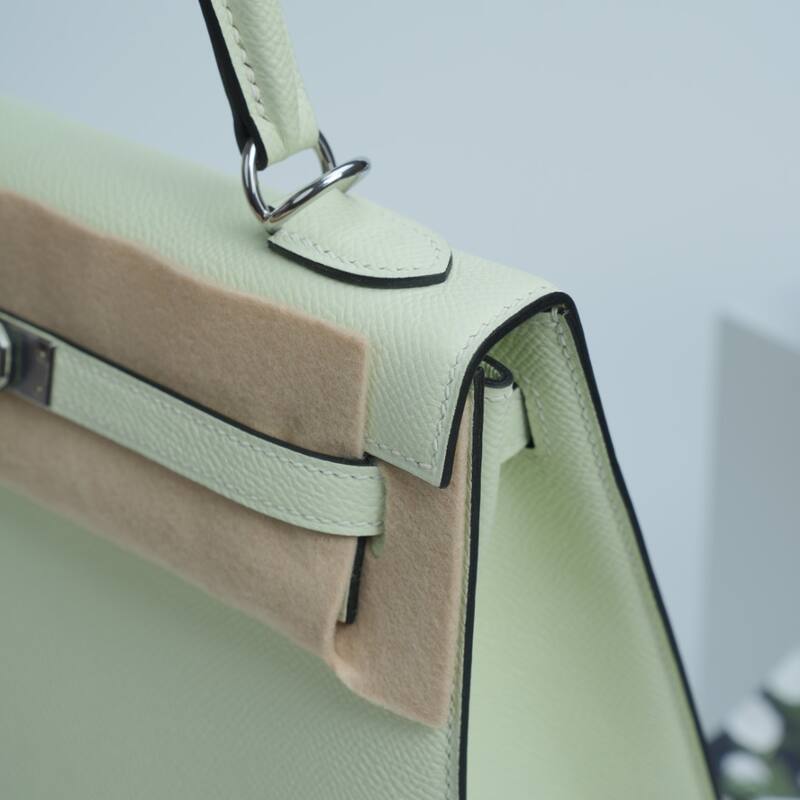 Hermes Kelly Pale green Epsom handbag — Premium Replica