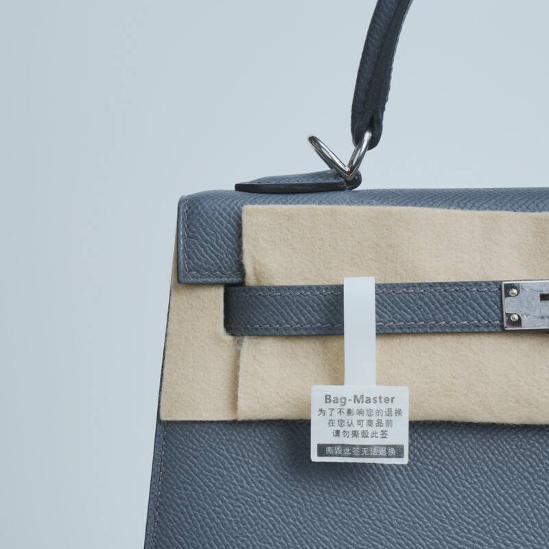 Hermes Kelly Blue Epsom shoulder — AAA Quality Replica