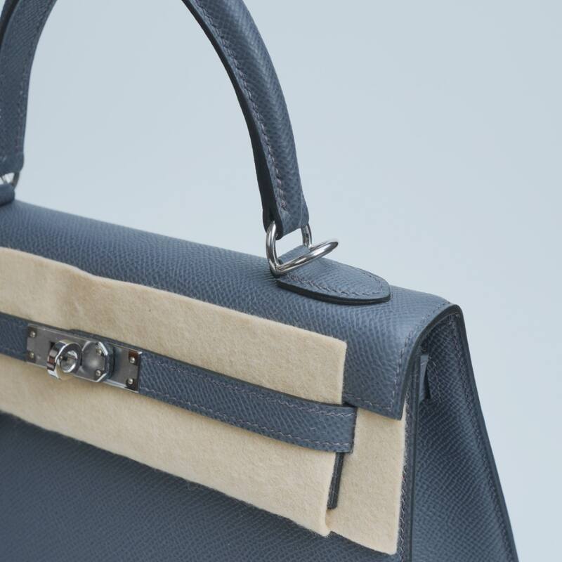 Hermes Kelly Blue Epsom shoulder — AAA Quality Replica