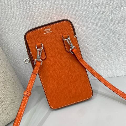 Hermes Orange crossbody Top Quality Replica