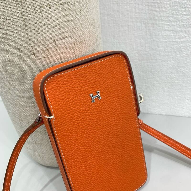Hermes Orange crossbody — Top Quality Replica