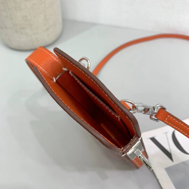 Hermes Orange crossbody — Top Quality Replica