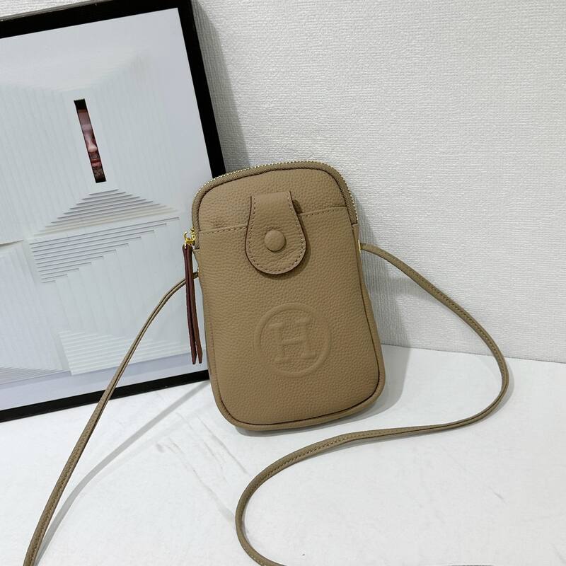 Hermes Evelyne Gold Brown mini crossbody — Premium Replica