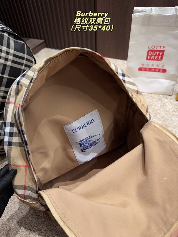 Burberry Beige Vintage Check 35*40cm backpack — 1:1 Replica