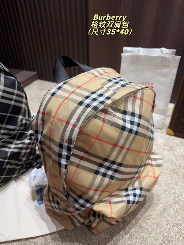 Burberry Beige Vintage Check 35*40cm backpack — 1:1 Replica