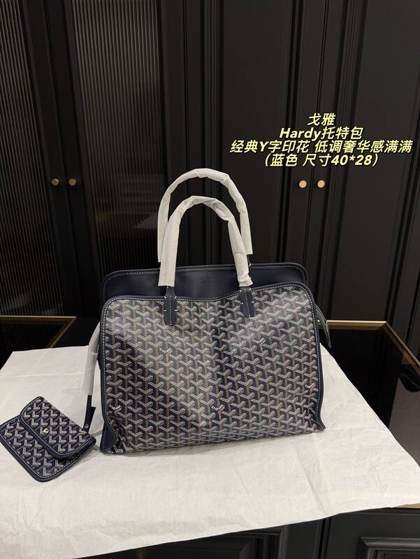 Goyard Hardy Black Red Green 40*28cm tote — 1:1 Replica