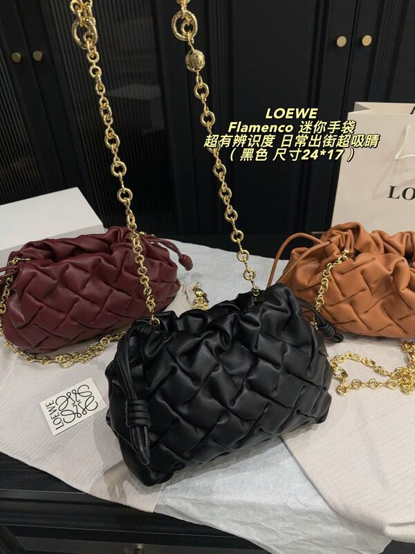 Loewe Flamenco Black 24*17cm crossbody — 1:1 Replica