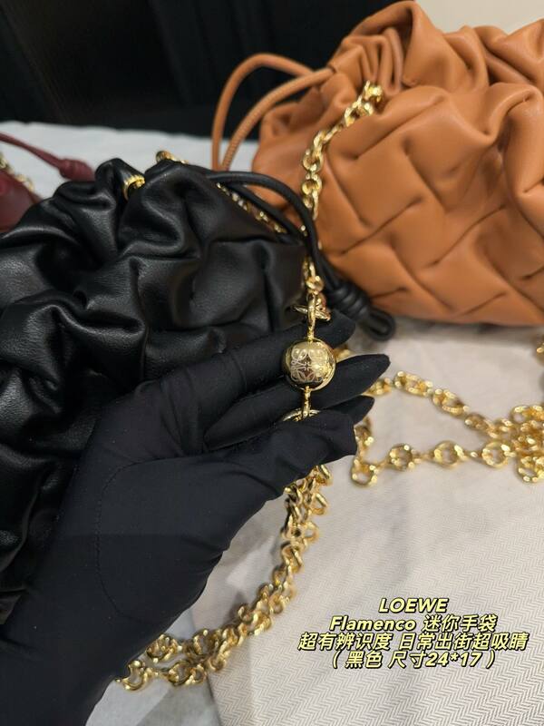 Loewe Flamenco Black 24*17cm crossbody — 1:1 Replica