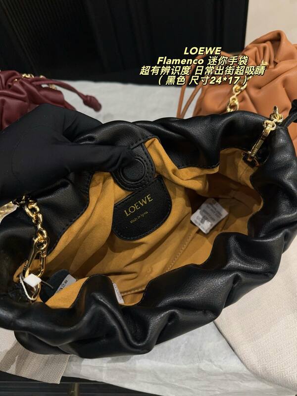 Loewe Flamenco Black 24*17cm crossbody — 1:1 Replica