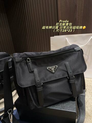 Prada Nylon black 28 23cm crossbody Top Quality Replica