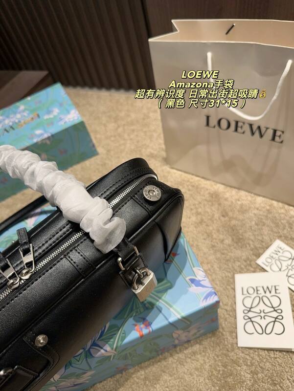 Loewe Amazona Black 31*15cm shoulder — 1:1 Replica