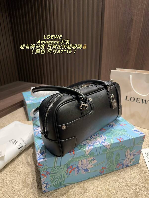 Loewe Amazona Black 31*15cm shoulder — 1:1 Replica