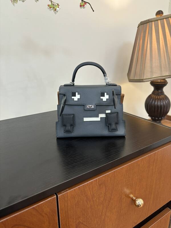 Hermes Kelly Grey Epsom top handle — 1:1 Replica