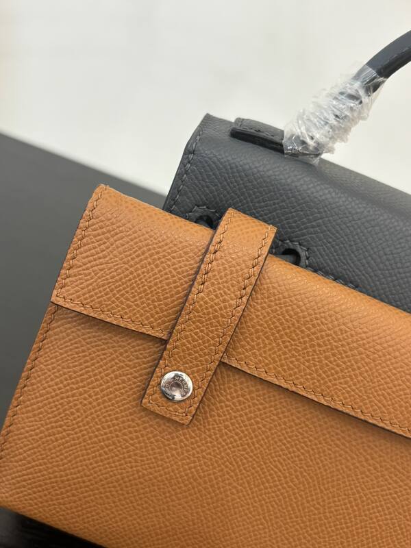 Hermes Kelly Grey Epsom top handle — 1:1 Replica