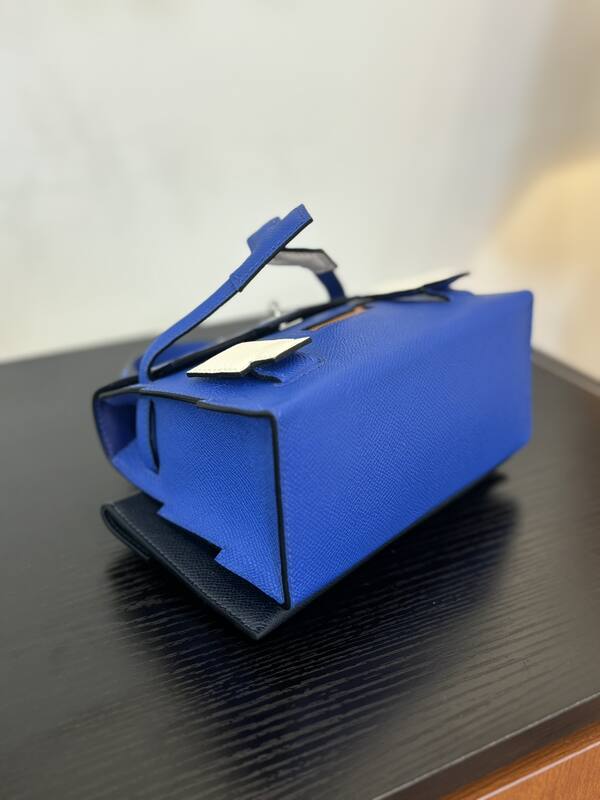 Hermes Mosaic Doll Blue Epsom leather top handle — 1:1 Replica