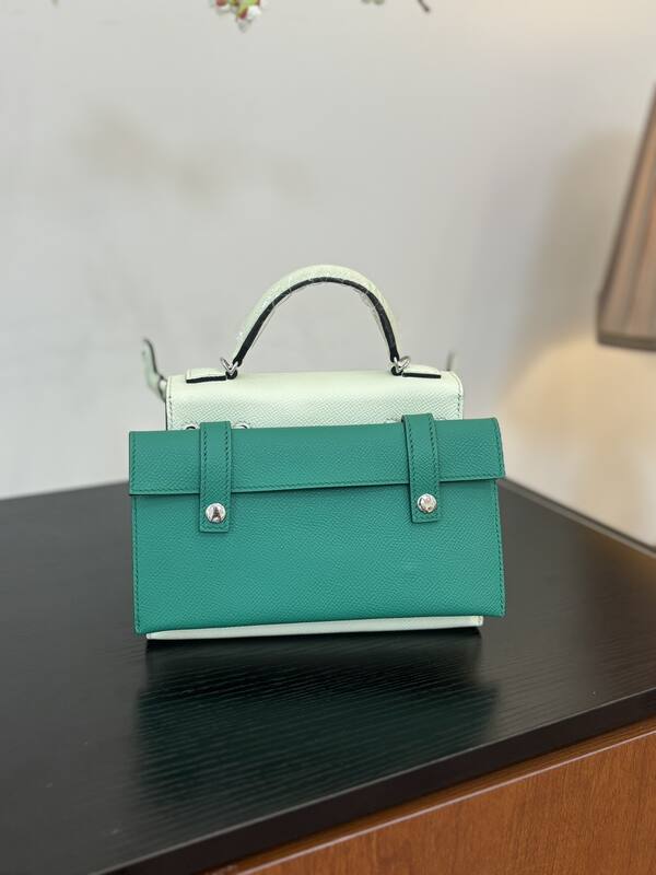 Hermes Mosaic Mint Green and White everyday — AAA Quality Replica