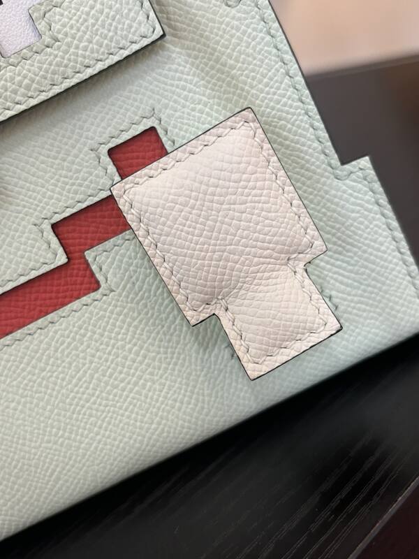 Hermes Mosaic Mint Green and White everyday — AAA Quality Replica