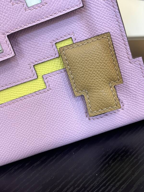 Hermes Mosaic Doll Pink crossbody — Top Quality Replica