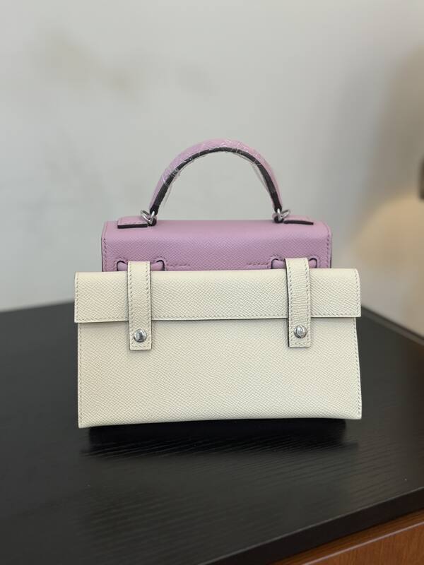 Hermes Mosaic Doll Pink crossbody — Top Quality Replica